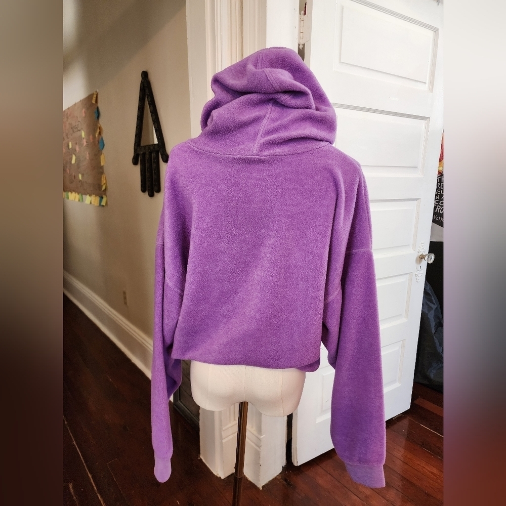 Double Zero Lavender Ice Cream Graphic Hoodie Y2K Cozy Size Small - Picture 4 of 9